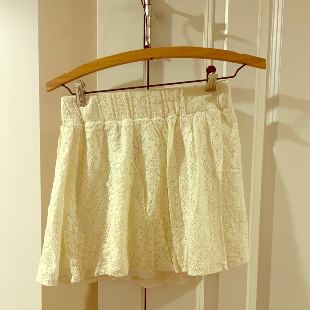 Cream colored skirt